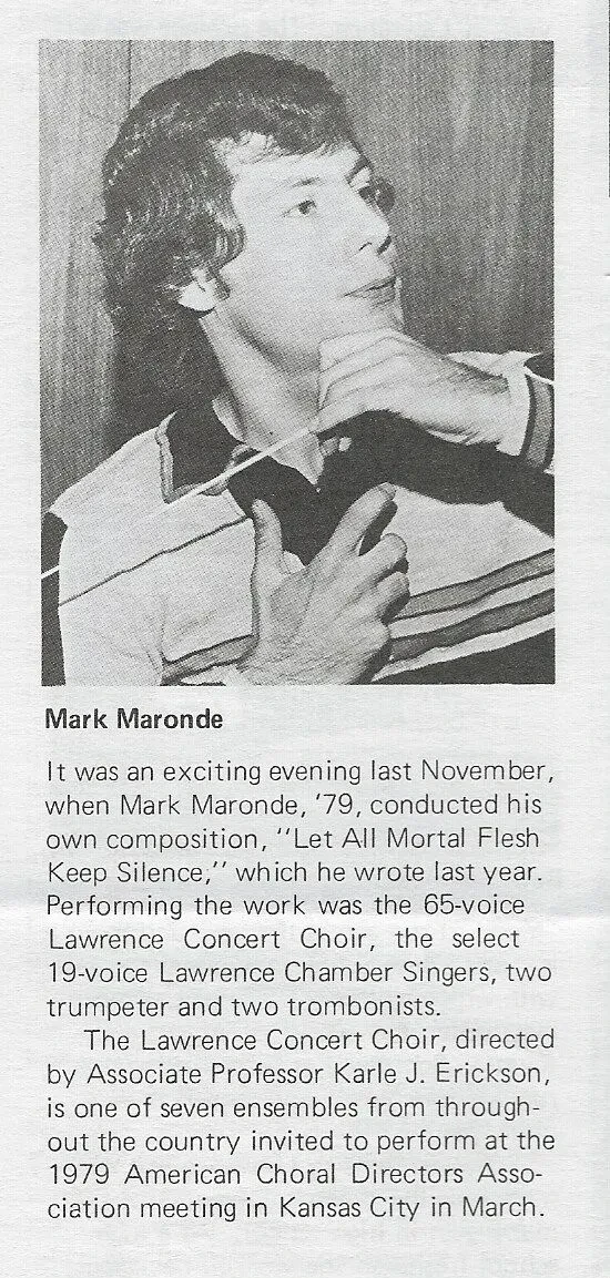 Mark Maronde conductor and composer portrait